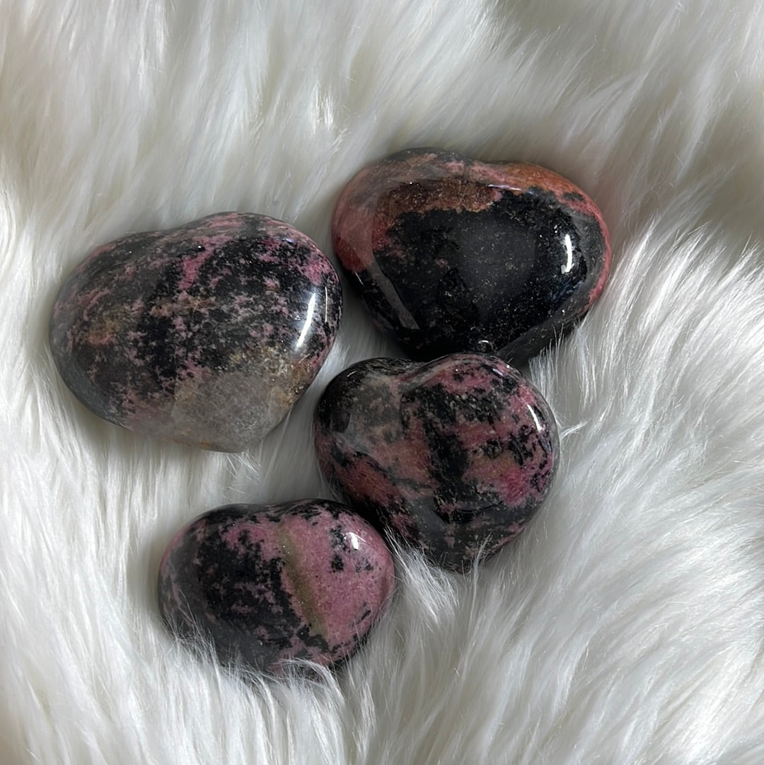 pretty rhodonite crystal