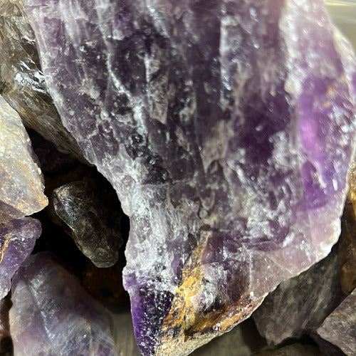 rough Amethyst stone from Africa