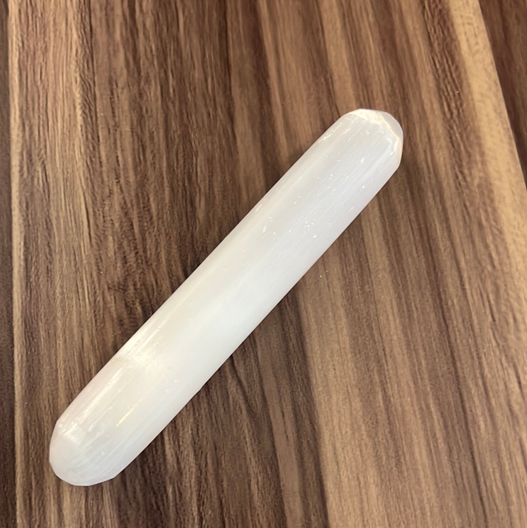 Selenite Satin Spar varita y calor