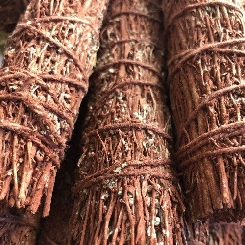mountain sage with dragons blood resin
