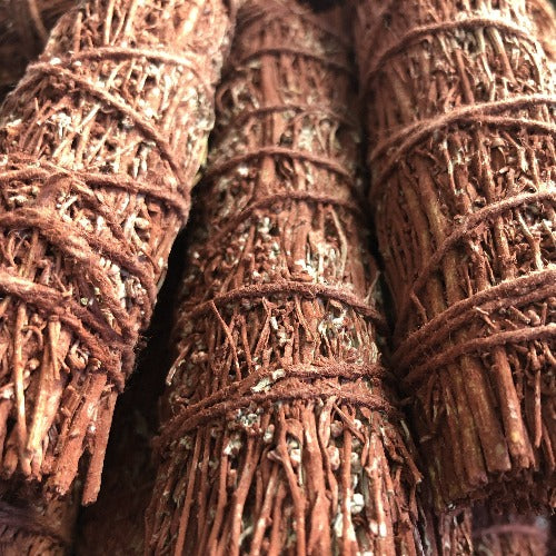 resin blood sage smudge bundle