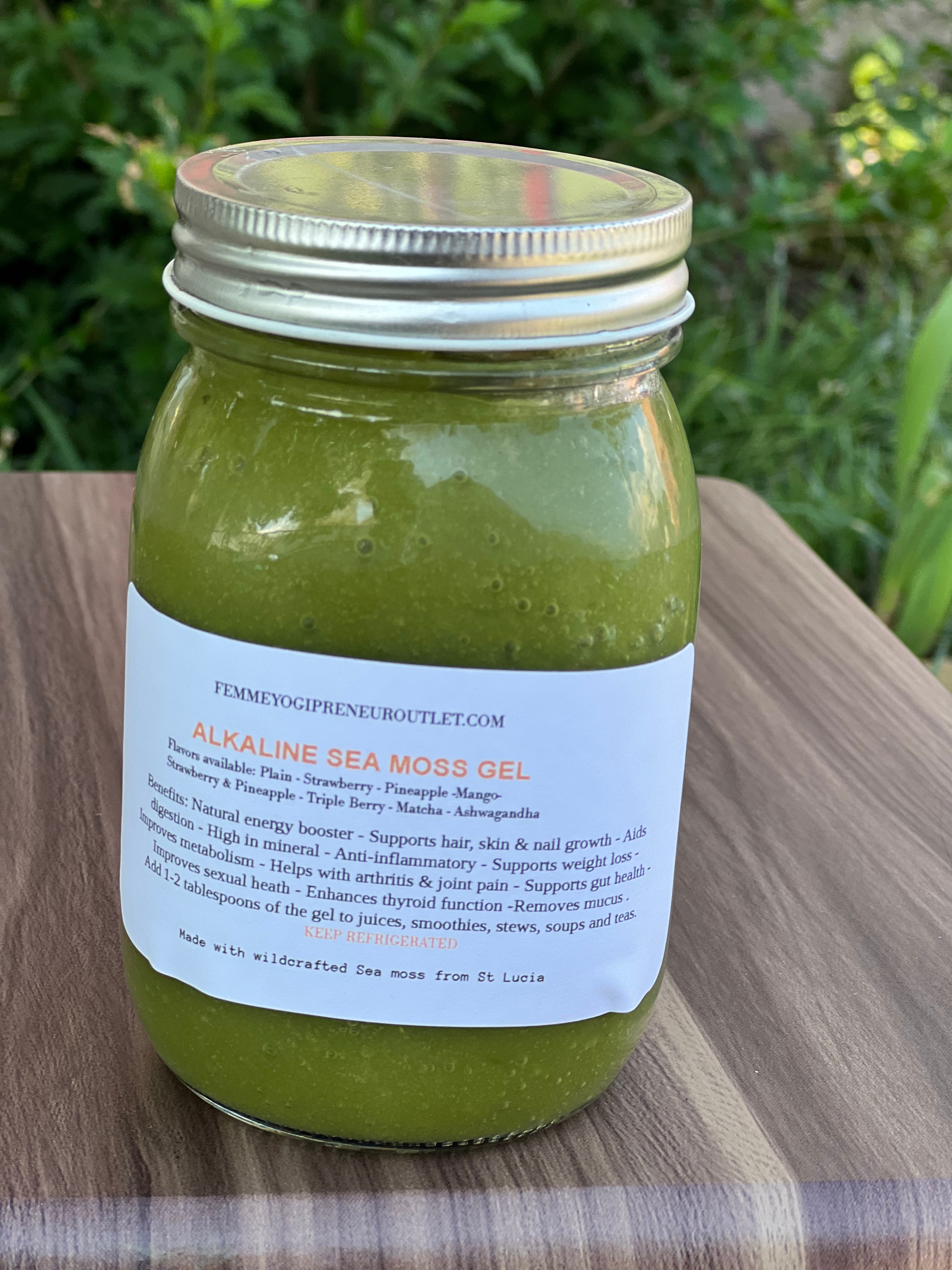 wildcrafted green sea moss gel