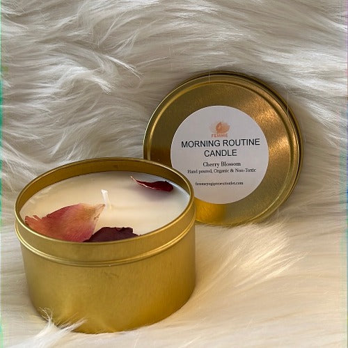 morning routine candle