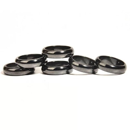 unisex hematite ring