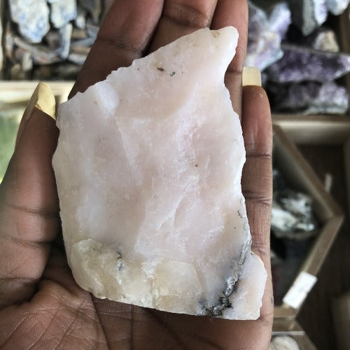Pink tourmaline crystal