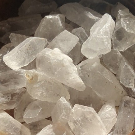 clear quartz crystal