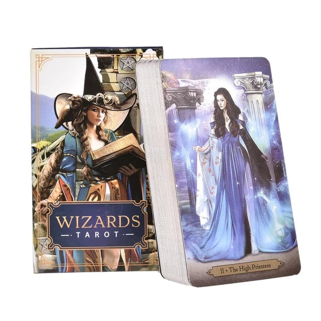 La baraja de cartas del Tarot de los Magos