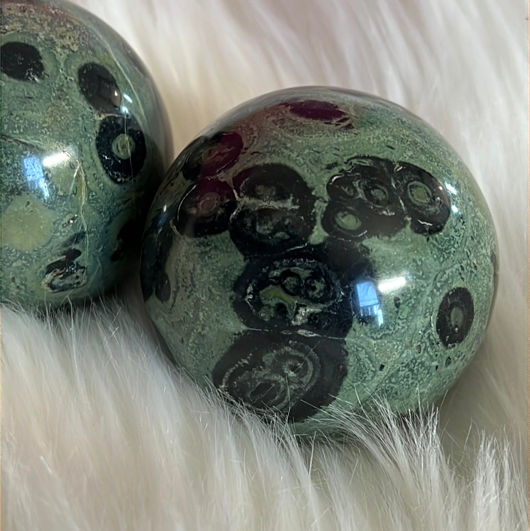 Kambaba Jasper sphere