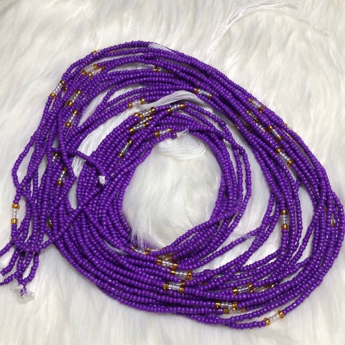 royal purple waist beads
