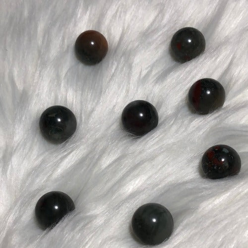bloodstone stone mini spheres