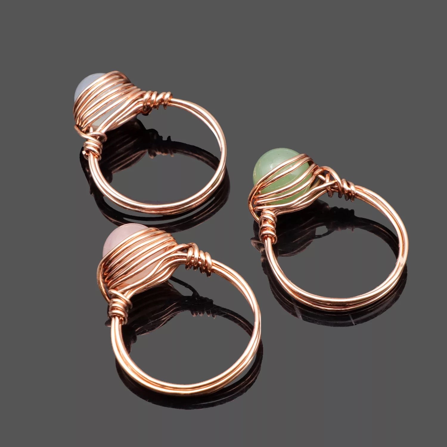 rose gold crystal earrings