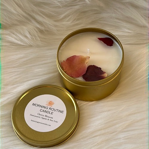 japanese cherry blossom candle for morning routine